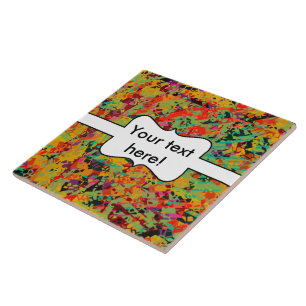 Kleurige gaten textuur tegeltje