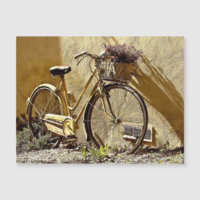  kleurige gele fiets (Voorkant)
