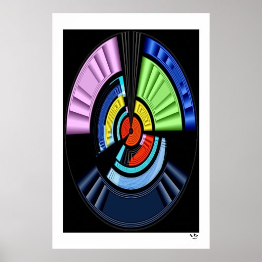 KLEURILLUSIE #01/P POSTER (Voorkant)