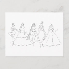 kleuring feestdagenkaart