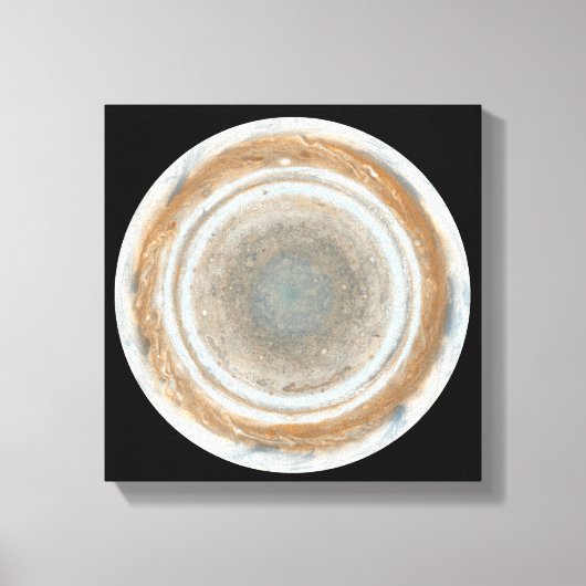 Kleurkaart van Jupiter Canvas Afdruk (Voorkant)