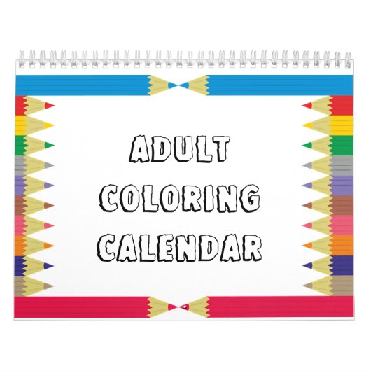Kleurkalender voor volwassenen kalender (Hoes)