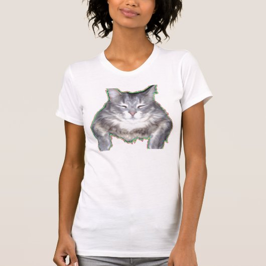 kleurkat t-shirt (Voorkant)