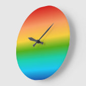 Kleurkleurgradiënt regenboog grote klok (Hoek)