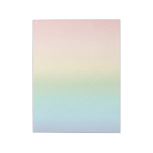 Kleurkleurgradiënt regenboog notitieblok