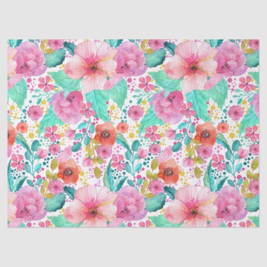 Kleurkleurig flessenpatroon tissuepapier (Voorkant)