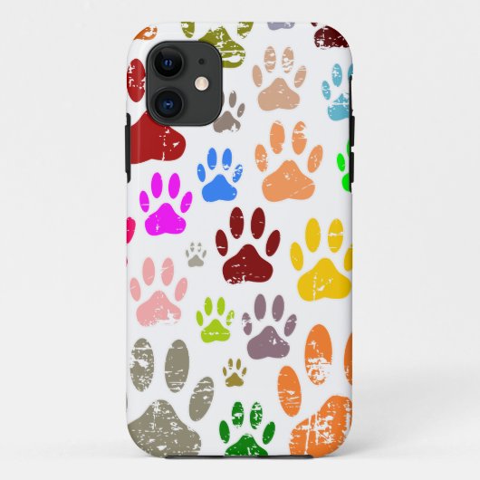 Kleurkleurige dog verven afdrukken Case-Mate iPhone case (Achterkant)