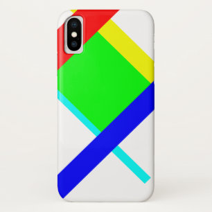 Kleurkleurige knug iPhone x hoesje