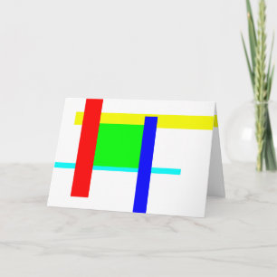 Kleurkleurige knug kaart