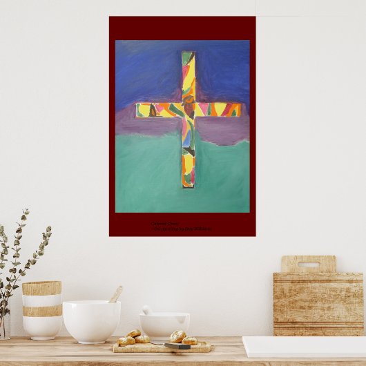 Kleurkruis Poster (Keuken)