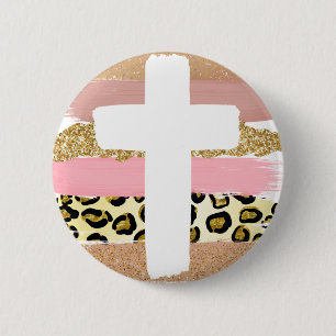 Kleurkruis Ronde Button 5,7 Cm