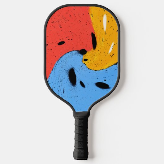 kleurkruising pickleball paddle (Achterkant)