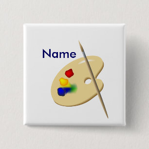 Kleurkunstenaarspalet in achterste Button