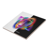 Kleurlicht regenboog tegeltje (Zijkant)