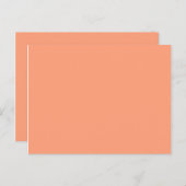 kleurlichte zalm briefkaart (Voorkant / Achterkant)