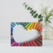 Kleurliefde Briefkaart (Staand voorkant)