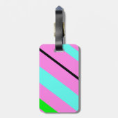 Kleurlijnen Bagagelabel (Achterkant verticaal)