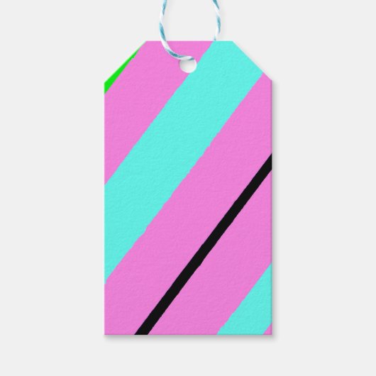 Kleurlijnen Cadeaulabel (Voorkant)