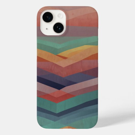 Kleurlijnen Case-Mate iPhone Case (Achterkant)