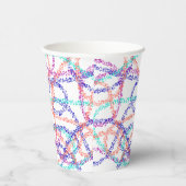 kleurlijnen papieren bekers (Rechts)