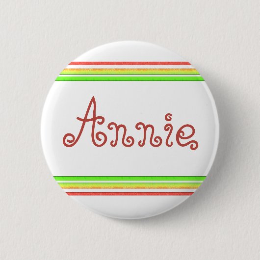 kleurlijnen ronde button 5,7 cm (Voorkant)