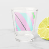 Kleurlijnen Shot Glas (Achterkant)