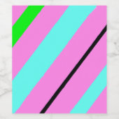 Kleurlijnen Wijn Etiket (Enkel label)