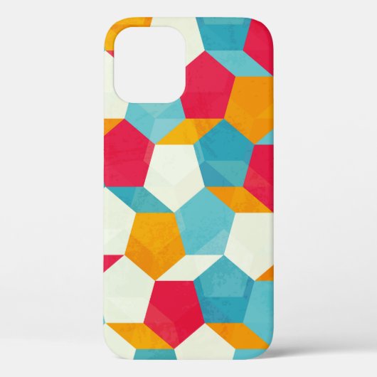 kleurloos mozaïekpatroon Case-Mate iPhone case (Achterkant)