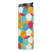 kleurloos mozaïekpatroon thermosbeker (Gedraaid links)