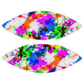 Kleurloze splatter met designinterieur american football (Panelen)