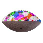 Kleurloze splatter met designinterieur american football (Gedraaid 270)