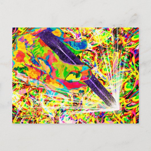 KLEURMAGE BRIEFKAART (Voorkant)