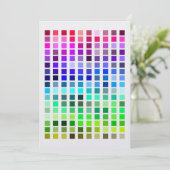 Kleurmonster Invite10 Kaart (Staand voorkant)