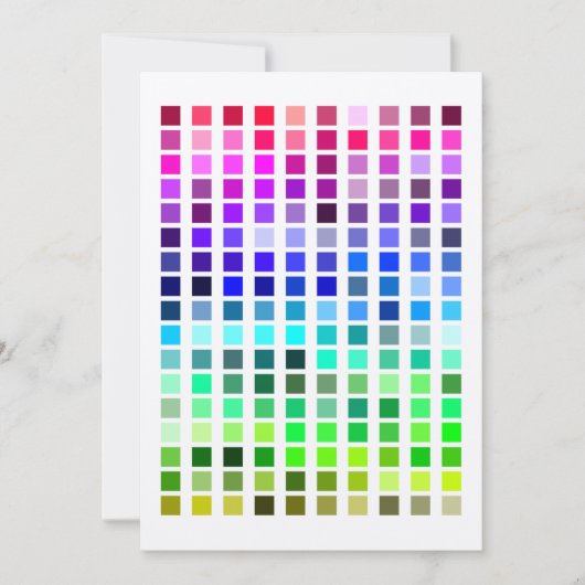 Kleurmonster Invite12 Kaart (Voorkant)