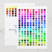 Kleurmonster Invite12 Kaart (Voorkant / Achterkant)