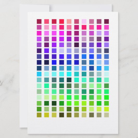 Kleurmonster Invite5 Kaart (Voorkant)