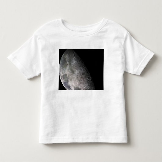 Kleurmozaïek van de maan op aarde kinder shirts (Voorkant)