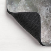 Kleurmozaïek van de maan op aarde muismat (Hoek)