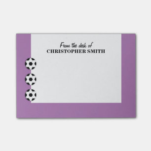 Kleurnaam voor Voetbal PERSONALIZE Post-it® Notes