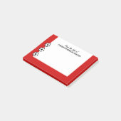 Kleurnaam voor Voetbal PERSONALIZE Post-it® Notes (Schuin)