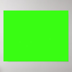 kleurneongroen poster