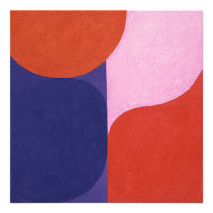 "Kleuronderhandeling" Kleurrijke Abstracte kunst Foto Afdruk