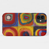 Kleuronderzoek van vierkantscirkels Case-Mate iPhone case (Achterkant (horizontaal))