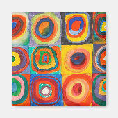Kleuronderzoek | Wassily Kandinsky Magneet (Voorkant)
