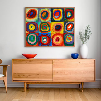 Kleuronderzoek | Wassily Kandinsky Poster