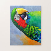 Kleurpapegaai Legpuzzel (Verticaal)