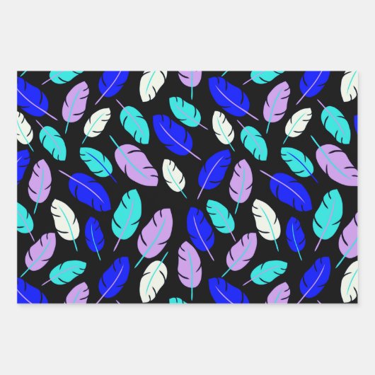 Kleurpapier met lederpatroon inpakpapier vel (Voorkant 3)