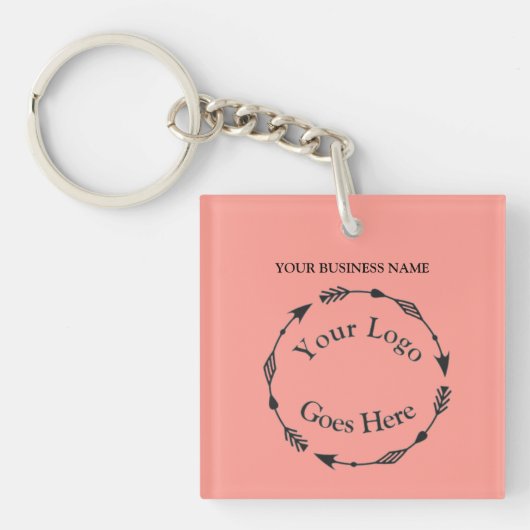 Kleurpasta en QR-code Acryl Sleutelhanger (Voorkant)