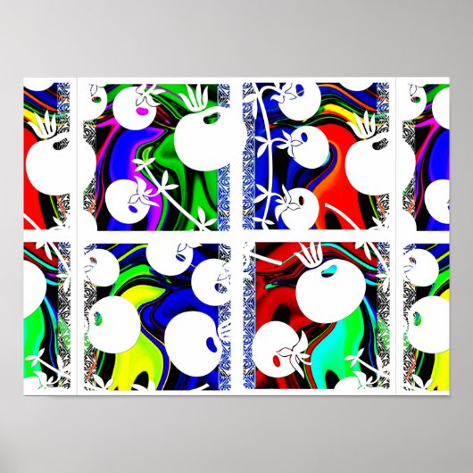 Kleurpatroon Poster (Voorkant)