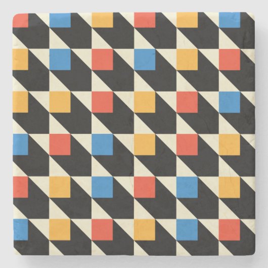 Kleurpleinen Stenen Onderzetter (Voorkant)